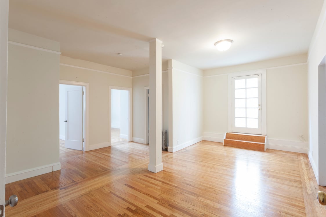 Clean empty apartment room.